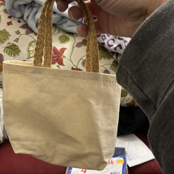 Cute Little Tote Bag, “Good Times…”, W/ A “Home Sweet Home”, Litte Sign Inside - Picture 2 of 5